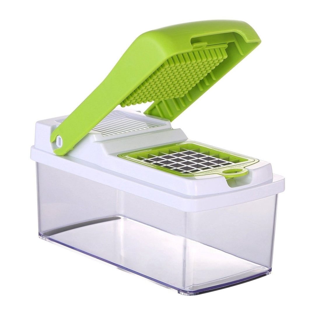 Vegetable Slicer Set with 3 Blades Stainless Steel Food Chopper Image 2