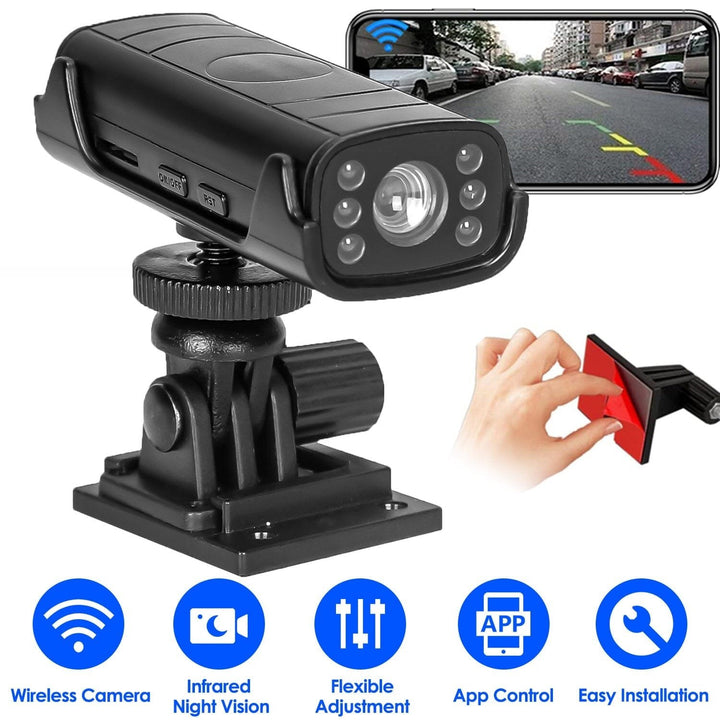 Wireless Camera Reverse Hitch Guide with Flexible Adhesive Base Image 4