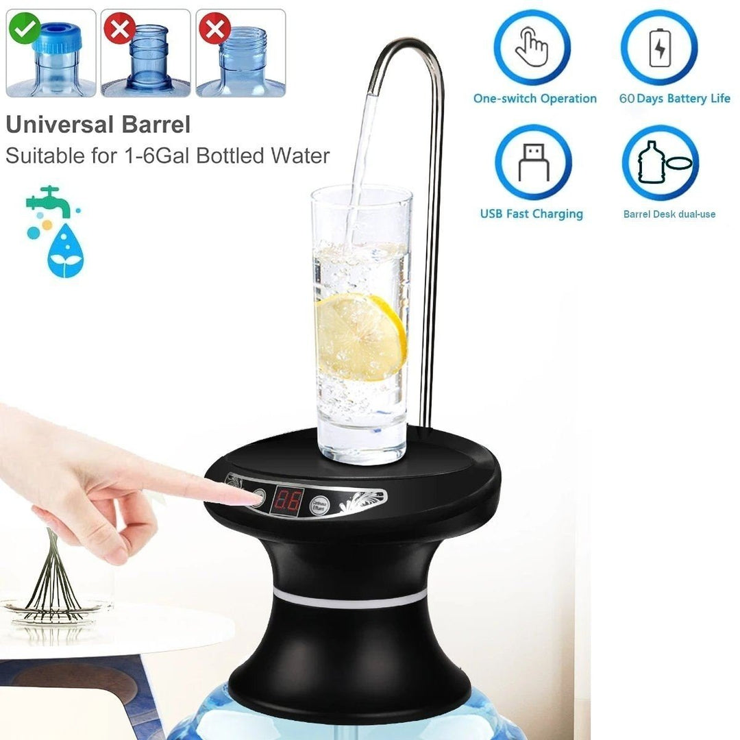 Wireless Electric Drinking Water Bottle Pump Dispenser Image 8