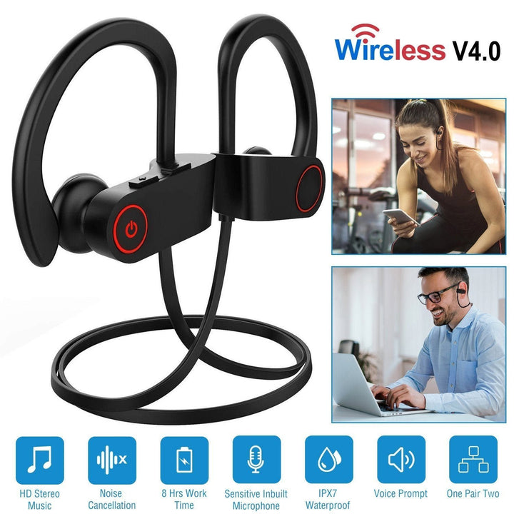 Wireless Headset IPX7 Waterproof Image 8