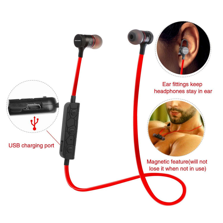 Wireless Smart Sports Stereo Earbuds Image 4