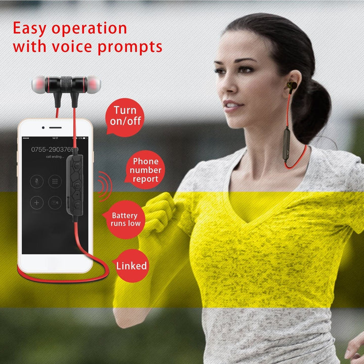 Wireless Smart Sports Stereo Earbuds Image 9