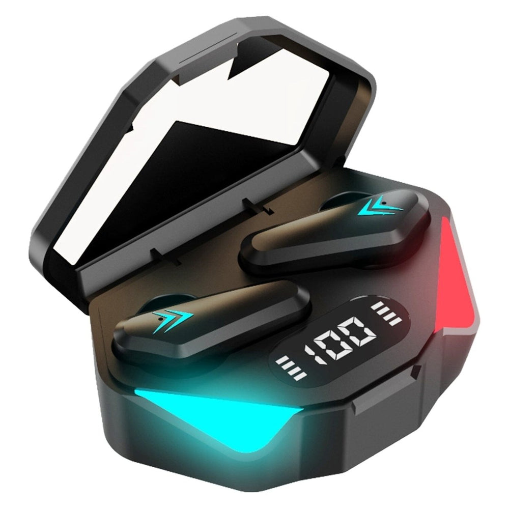 Wireless TWS 5.0 In-Ear Headphone Headset with Charging Case Low Latency Game Mode Image 2