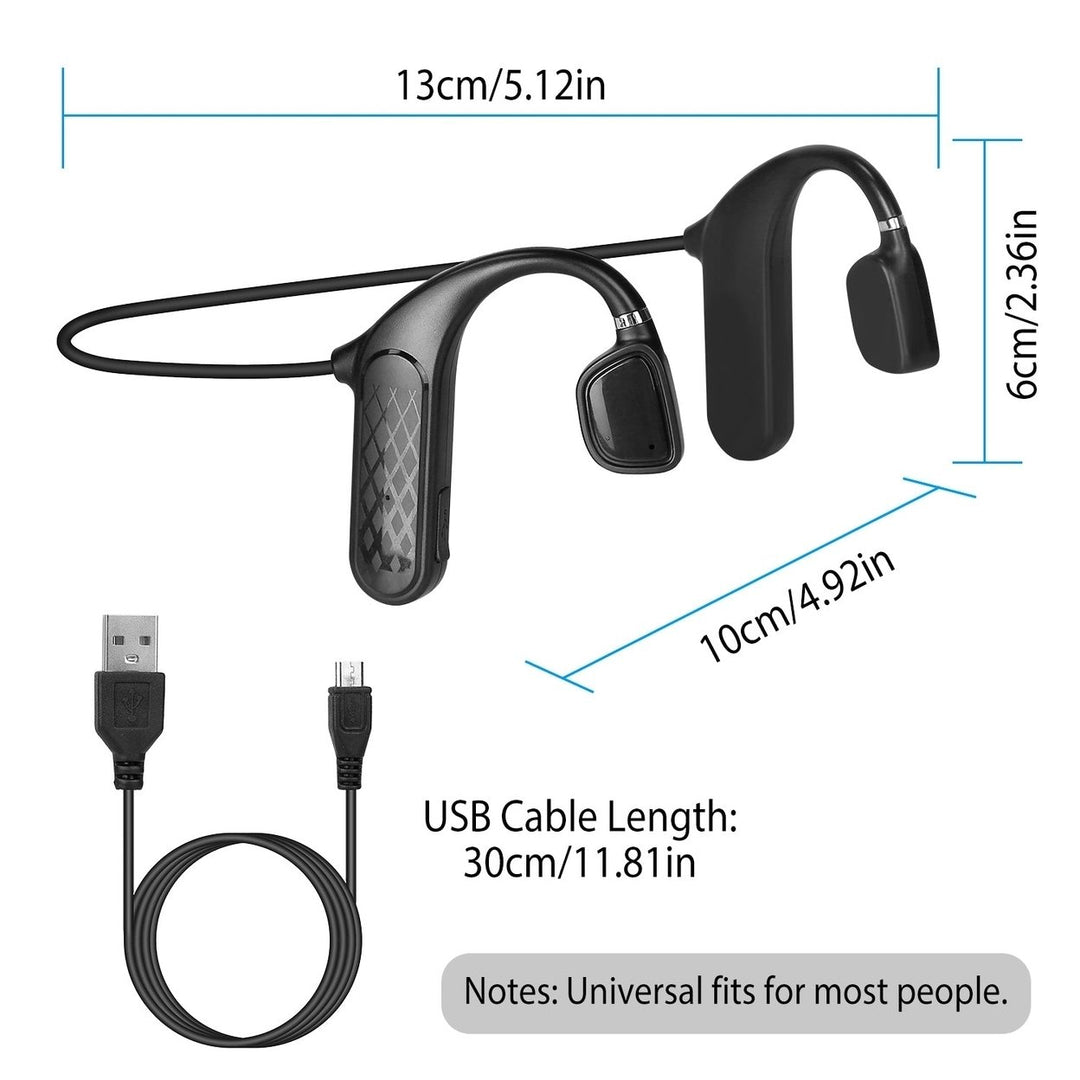 Wireless V5.1 Open-Ear Bone Conduction Earphones Image 3