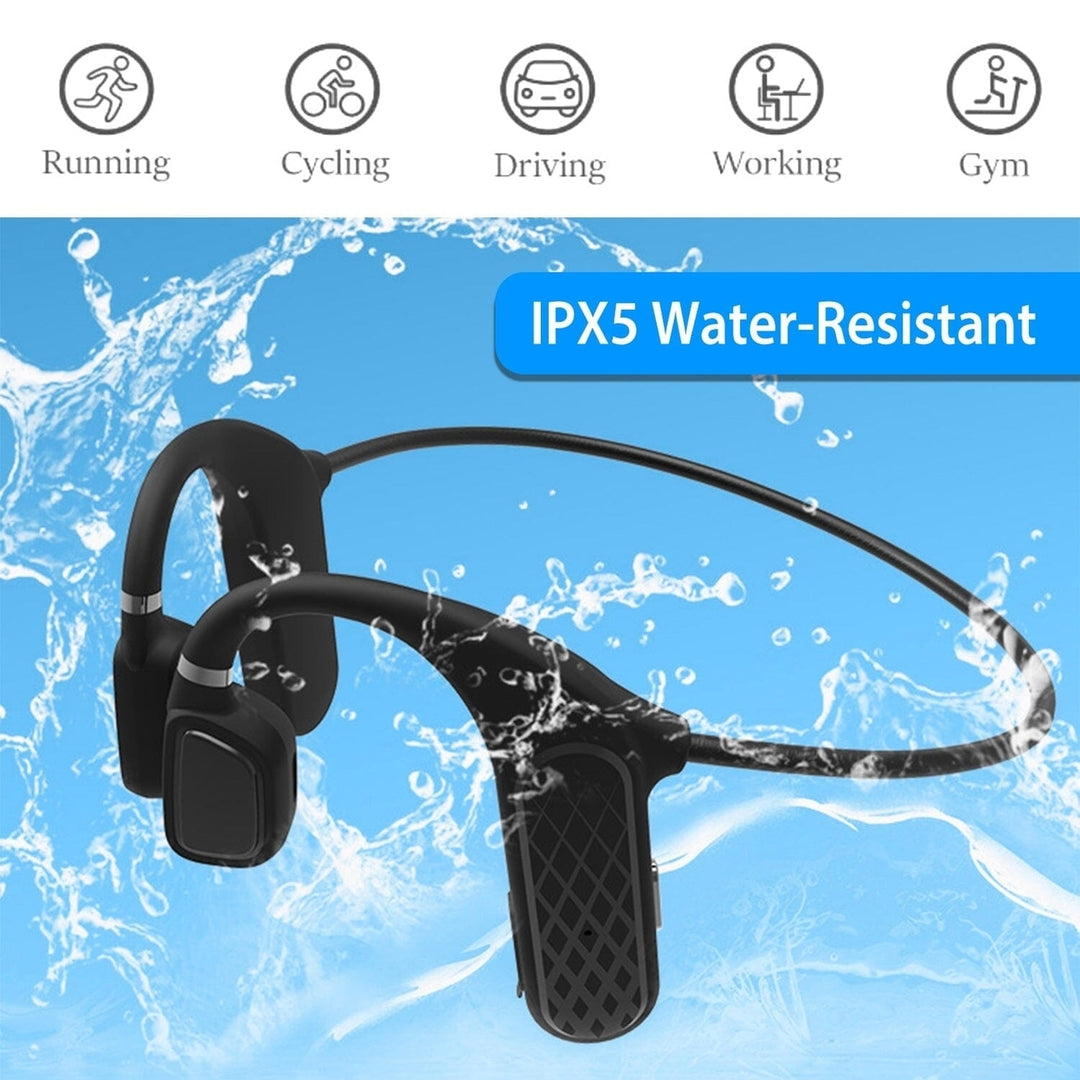 Wireless V5.1 Bone Conduction Earphones with Sensitive Mic Image 10