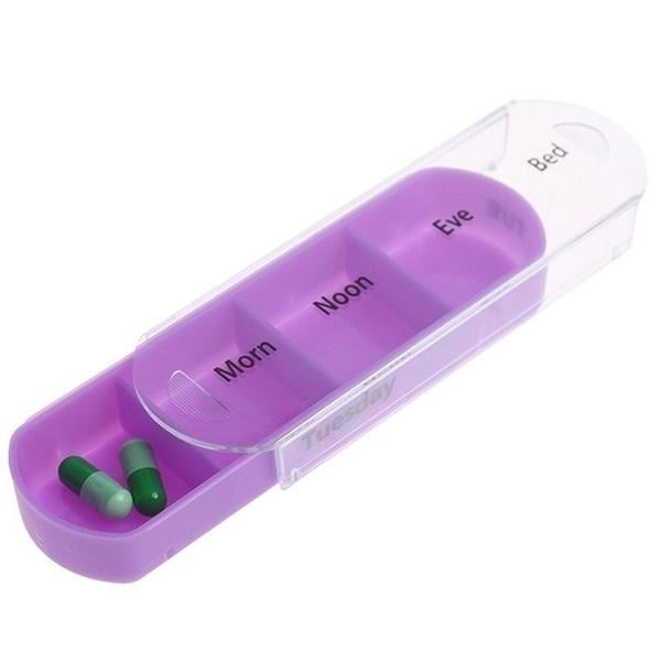 Weekly Pill Organizer Dispenser Box Image 2