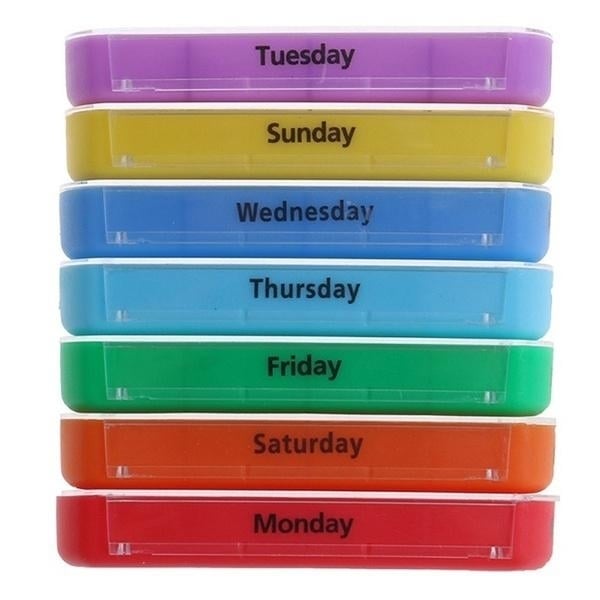 Weekly Pill Organizer Dispenser Box Image 7