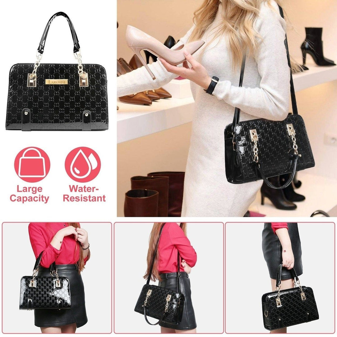 Womens Fashion Leather Handbag Image 12