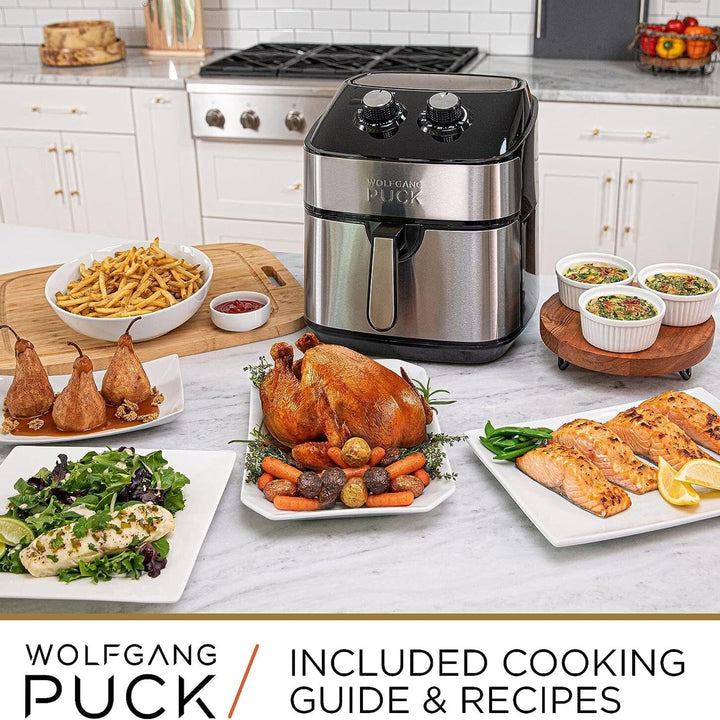 Wolfgang Puck 9.7QT Stainless Steel Air Fryer Image 6