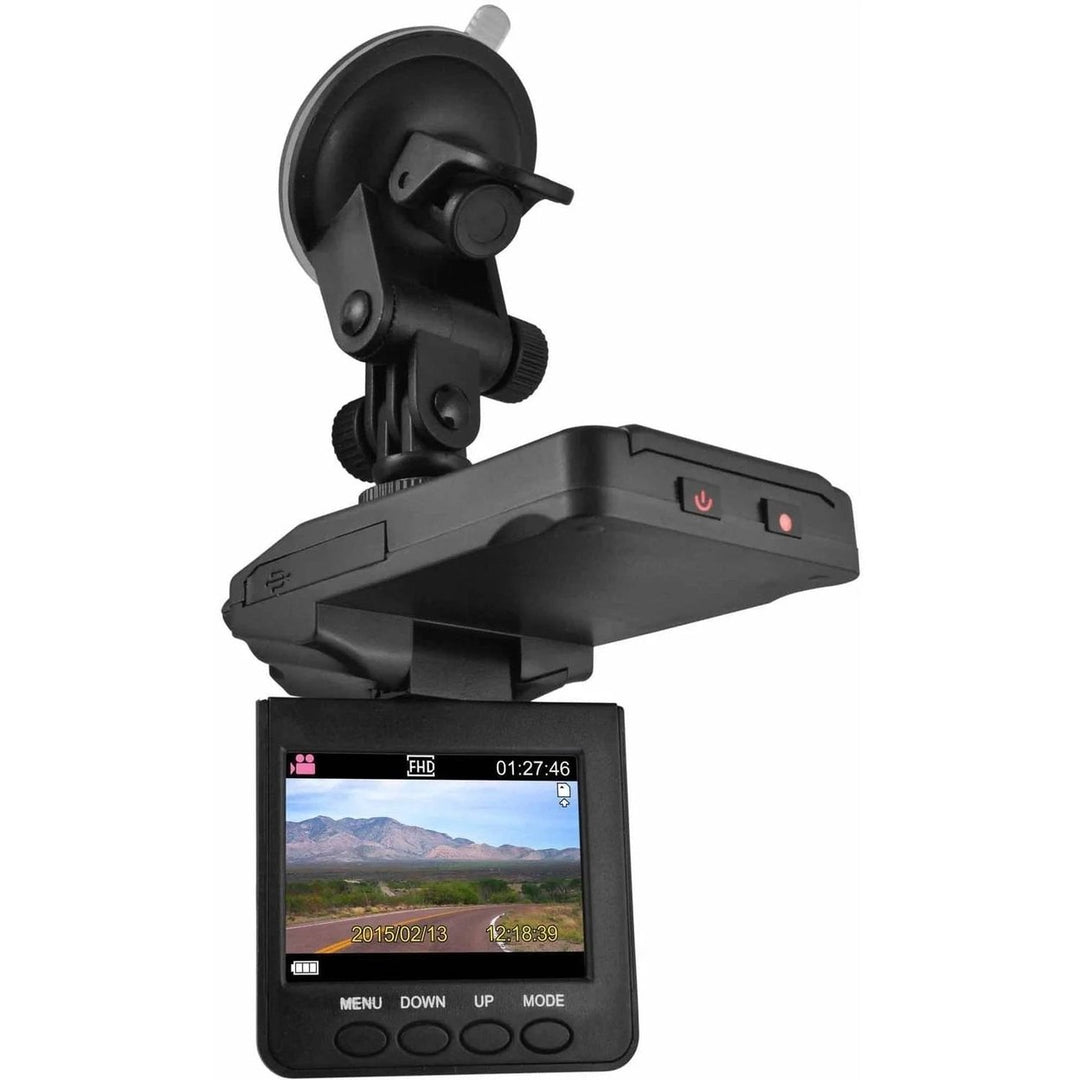 XO Vision 2.5" HD DashCam with Night Vision Black Image 1