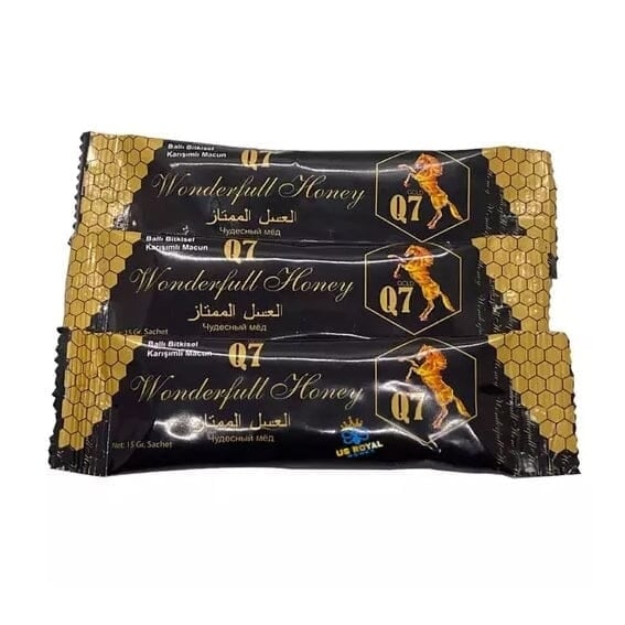 Wonderful Honey for Men 12 x 15 Gram Sachets Horse - Black Image 2