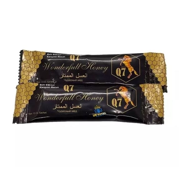 Wonderful Honey for Men 12 x 15 Gram Sachets Horse - Black Image 3