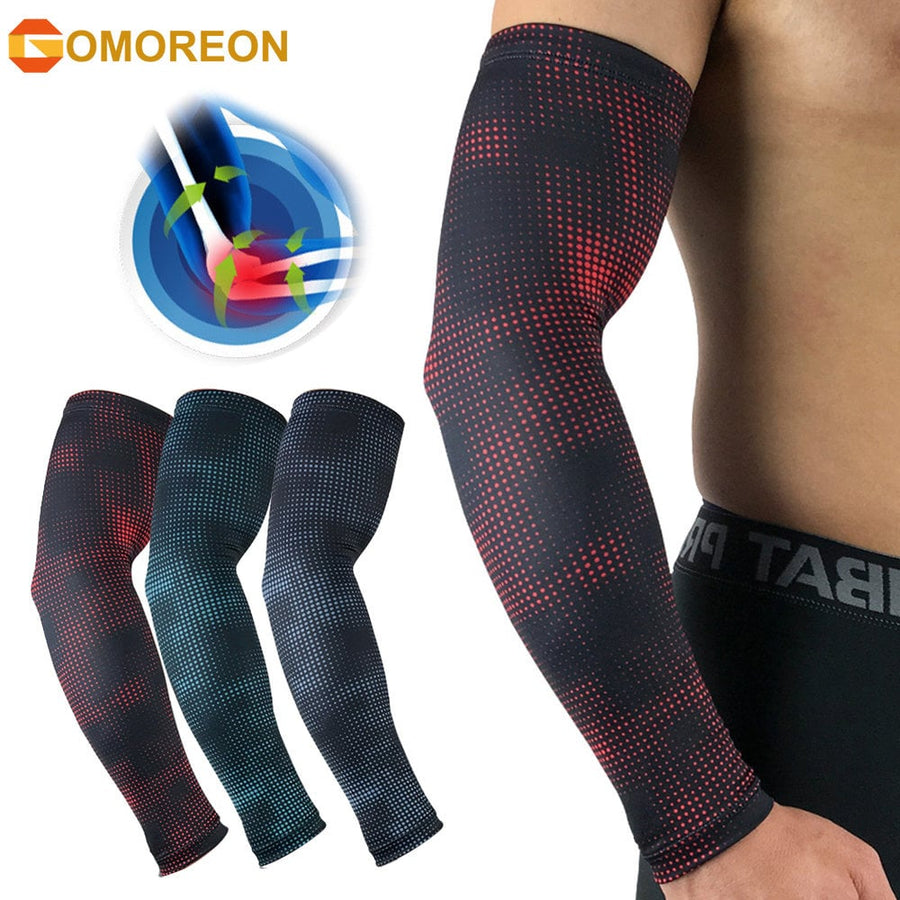 1Pcs Sports Compression Arm Cooling Sun Protection Compression Arm Sleeves for Baseball Basketball Golf Tennis Running Image 1