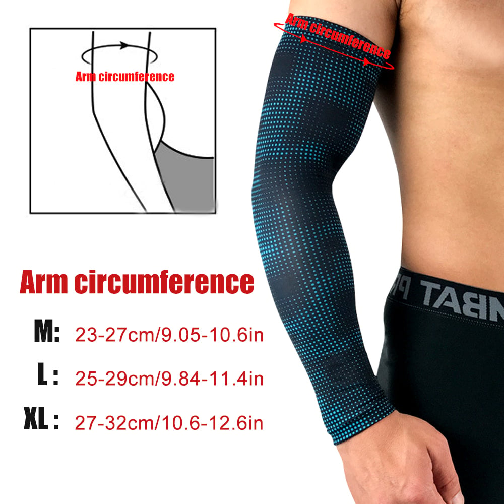 1Pcs Sports Compression Arm Cooling Sun Protection Compression Arm Sleeves for Baseball Basketball Golf Tennis Running Image 2