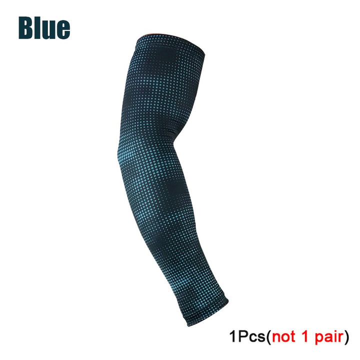 1Pcs Sports Compression Arm Cooling Sun Protection Compression Arm Sleeves for Baseball Basketball Golf Tennis Running Image 7