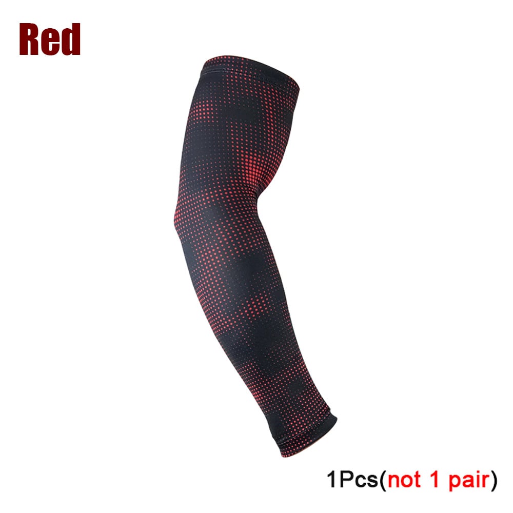 1Pcs Sports Compression Arm Cooling Sun Protection Compression Arm Sleeves for Baseball Basketball Golf Tennis Running Image 8