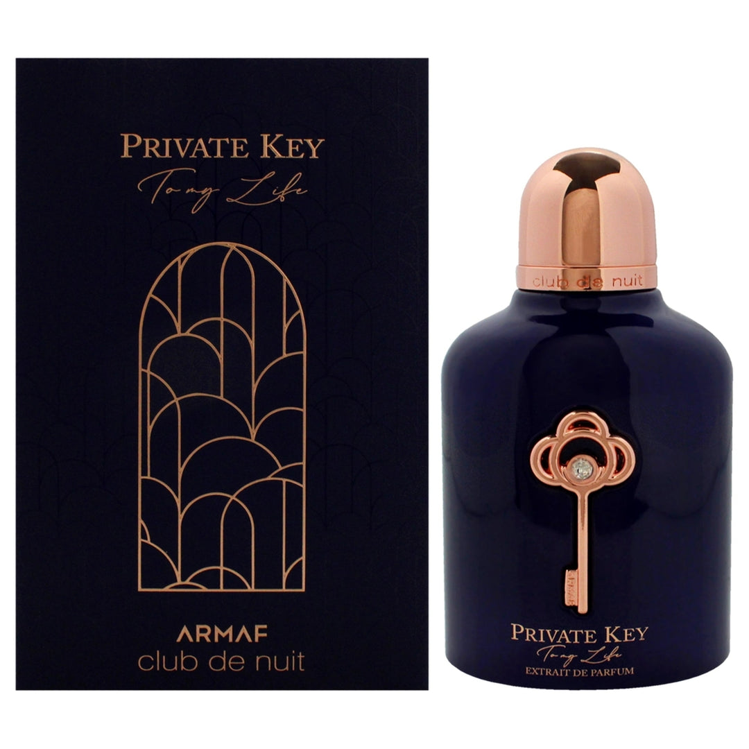 Armaf Club De Nuit Private Key To My Life by Armaf for Men - 3.4 oz Extrait De Parfum Spray Image 1