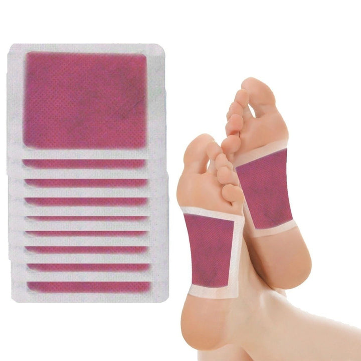 10-Pack: Detoxifying Scented Bamboo Foot Pads Image 3