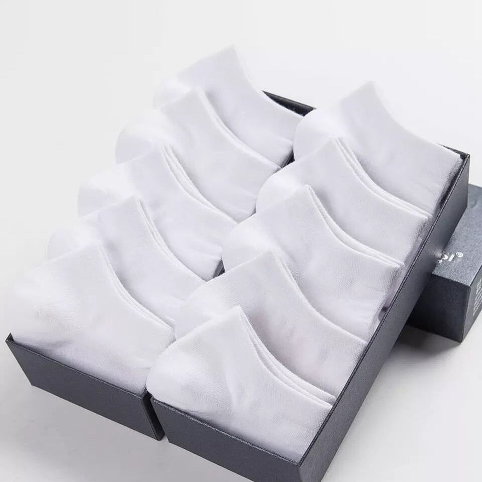 10-Pairs: Womens Solid Color Ankle Socks Image 2