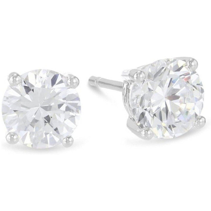 0.25 Ct T.W. Natural Diamond Studs in 14k White or Yellow Gold Image 1