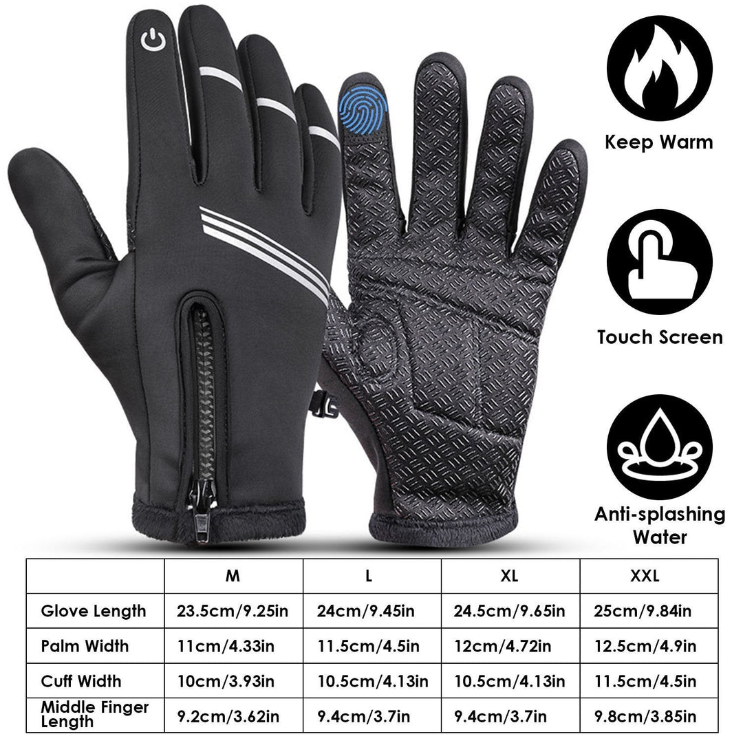 1-Pair: Winter Touchscreen Thermal Gloves Image 4