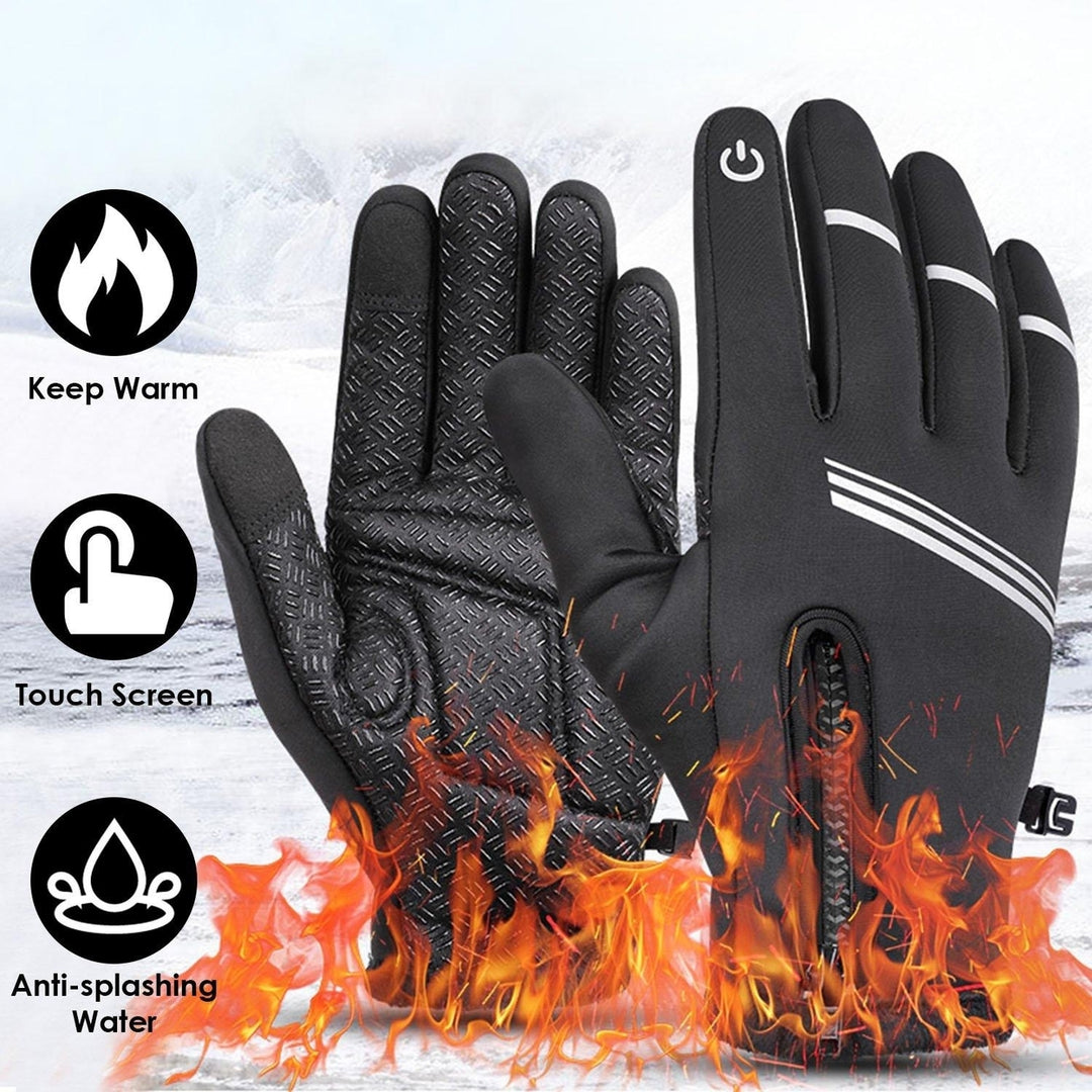 1-Pair: Winter Touchscreen Thermal Gloves Image 9