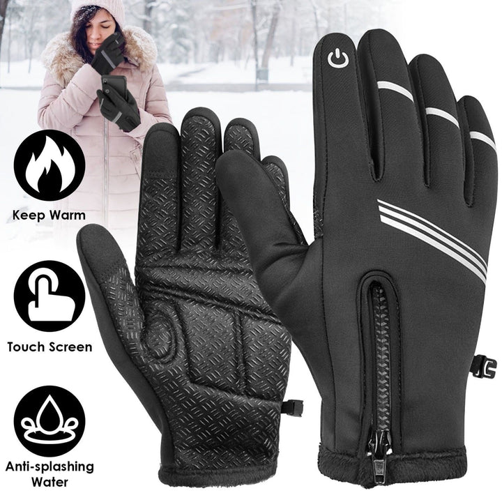 1-Pair: Winter Touchscreen Thermal Gloves Image 12