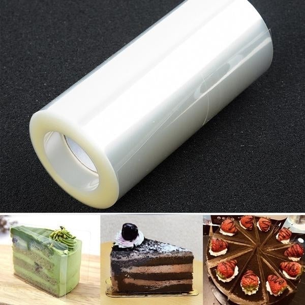 1-Roll: Transparent Cake Wrap Decorative Film Image 10