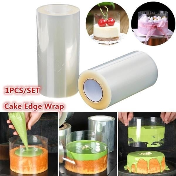 1-Roll: Transparent Cake Wrap Decorative Film Image 11