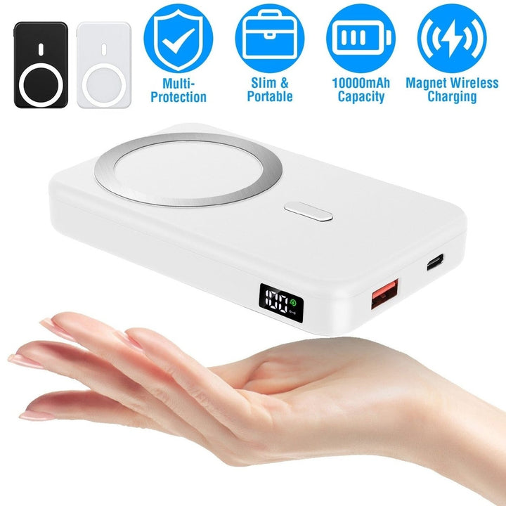 10000mAh Magnetic Wireless Power Bank 22.5W Fast Charging Image 12