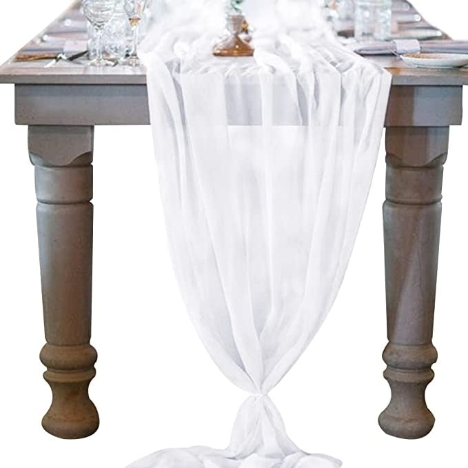 10Ft. Chiffon Table Runner Image 3