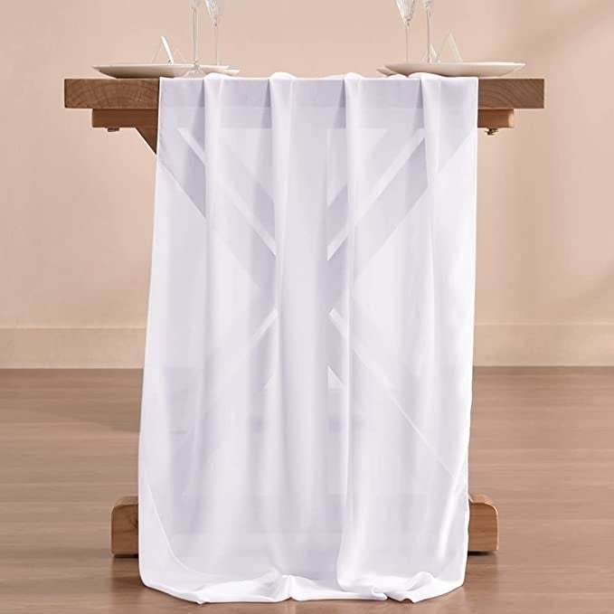 10Ft. Chiffon Table Runner Image 6