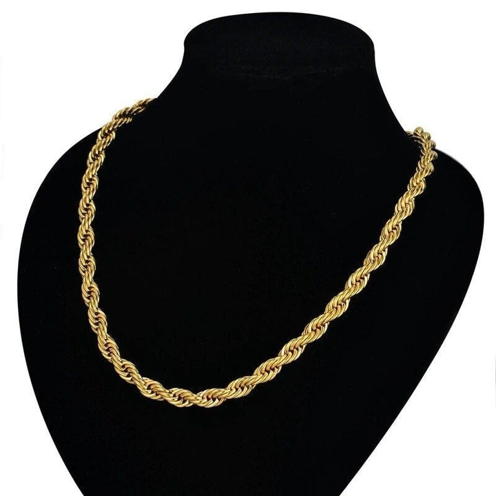 10K Solid Gold Rope Chain Image 1