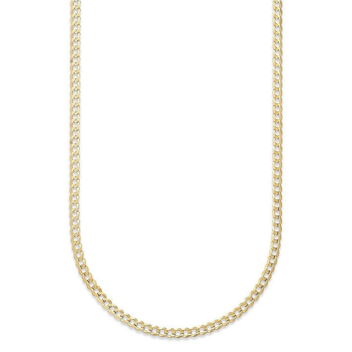 10K Gold Moricci 2MM Italian Cuban Chain Necklace Image 2