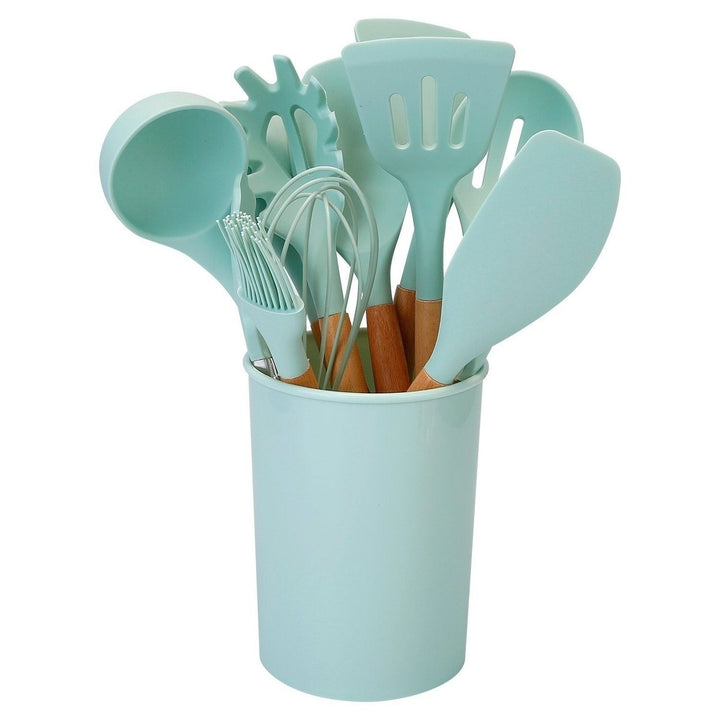 11-Piece: Silicone Cooking Utensil Set Image 3