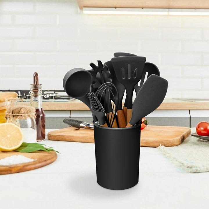 11-Piece: Silicone Cooking Utensil Set Image 4