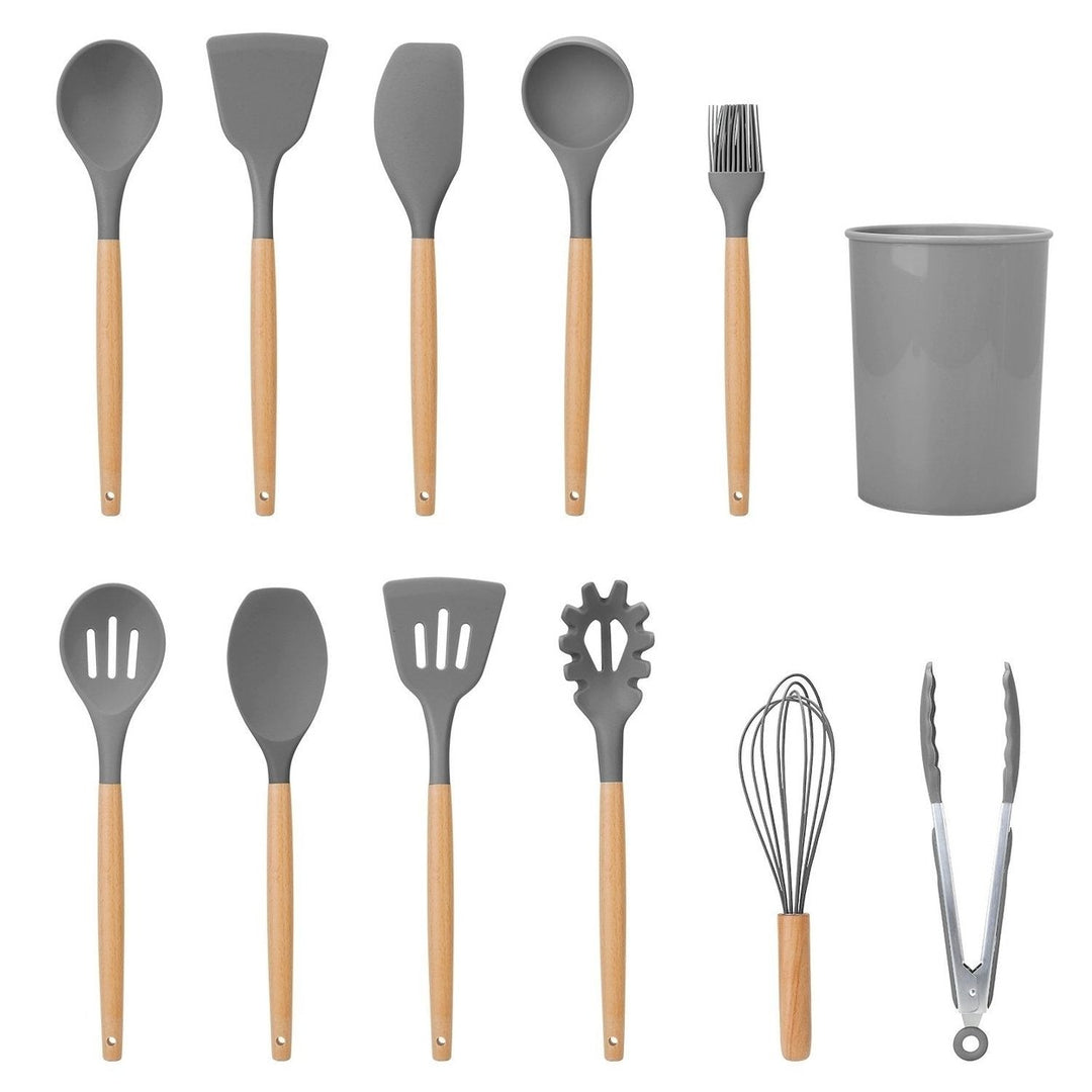 11-Piece: Silicone Cooking Utensil Set Image 7