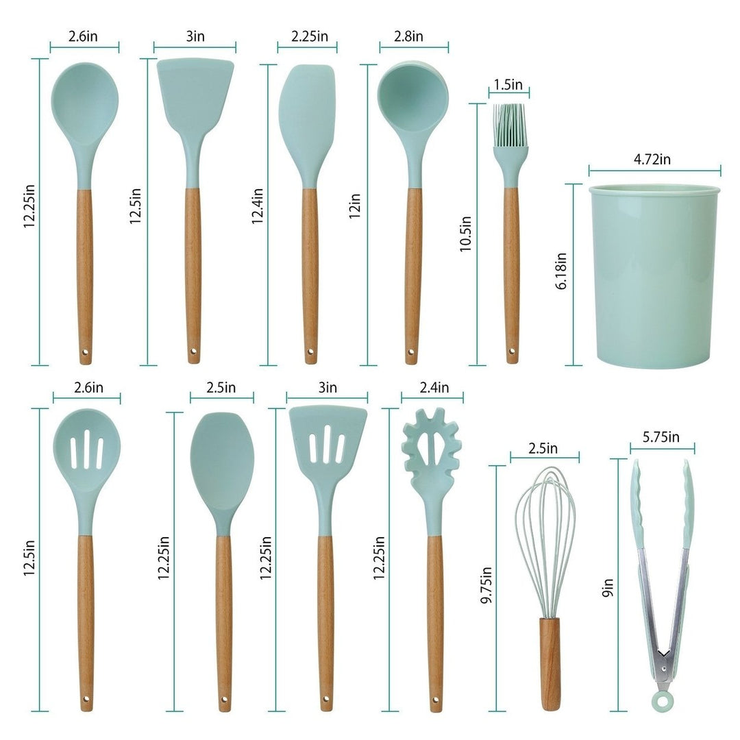 11-Piece: Silicone Cooking Utensil Set Image 11