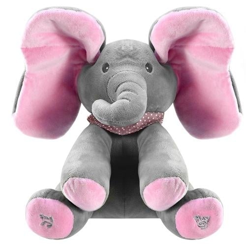 12-Inch Stuffed Plush Elephant Doll Image 2