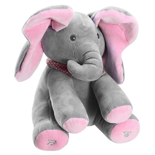 12-Inch Stuffed Plush Elephant Doll Image 3