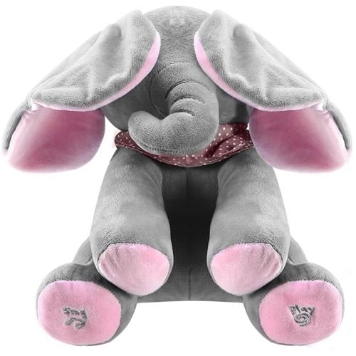 12-Inch Stuffed Plush Elephant Doll Image 4