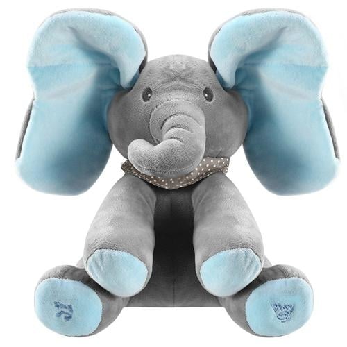 12-Inch Stuffed Plush Elephant Doll Image 6