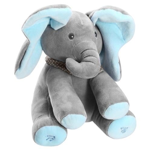 12-Inch Stuffed Plush Elephant Doll Image 7