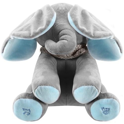 12-Inch Stuffed Plush Elephant Doll Image 9