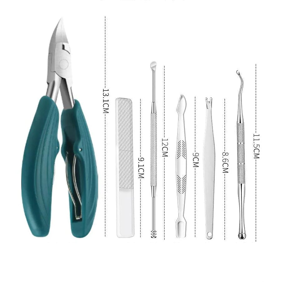 15-Piece: Nail Clipper Pedicure Set Image 4