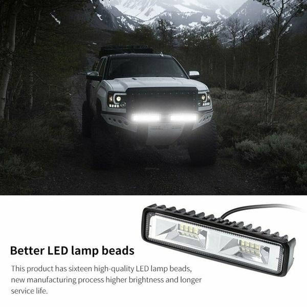 16 LEDs 48w DRL LED Work Light Driving Lamp Image 9