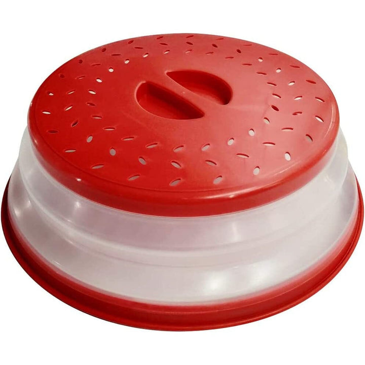 10.5 inch Collapsible Food Plate Lid Cover Image 2