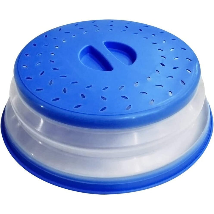 10.5 inch Collapsible Food Plate Lid Cover Image 1