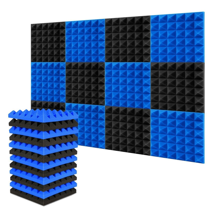 12-Pack: Sound Absorbing Foam for Recording Studio Image 1