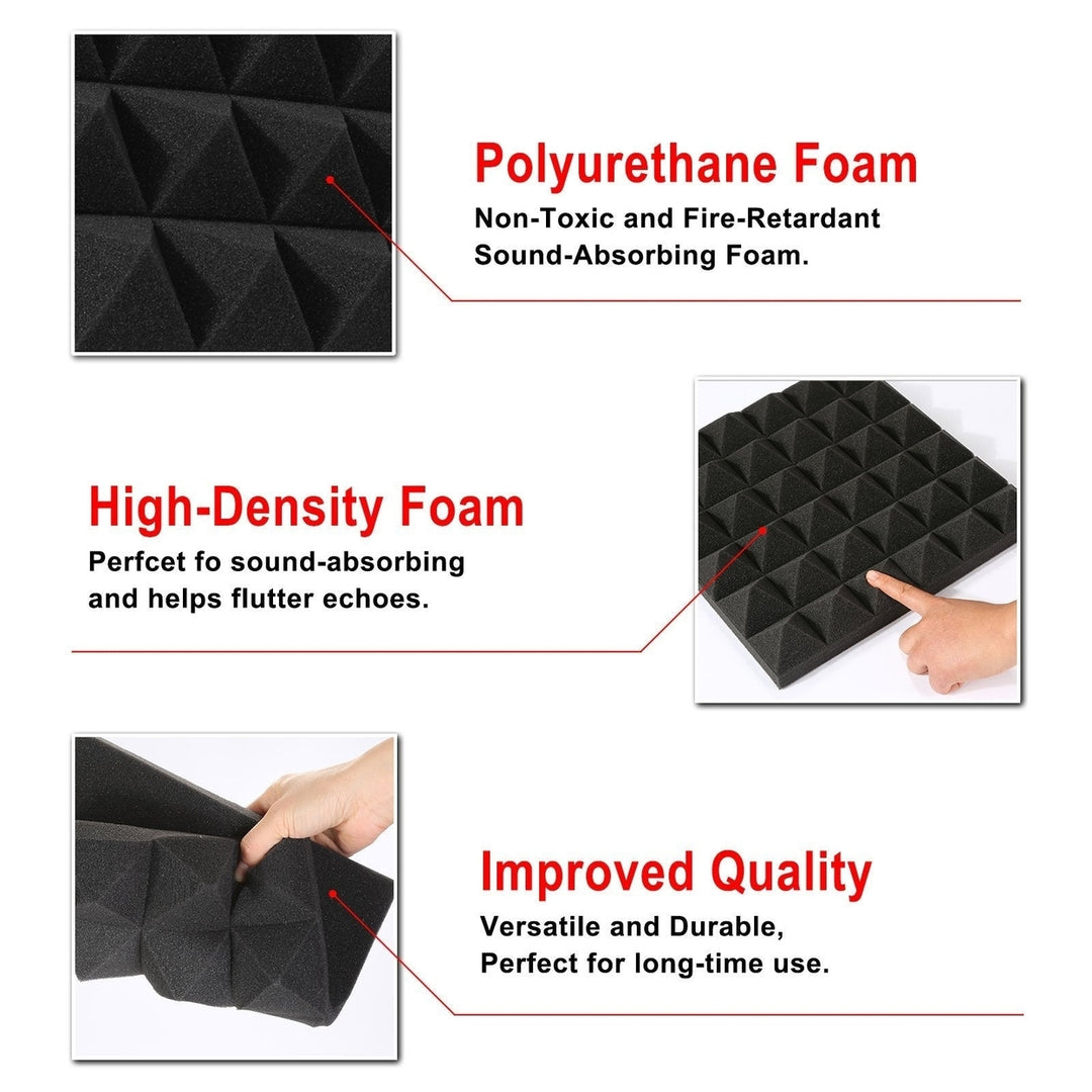 12-Pack: Sound Absorbing Foam for Recording Studio Image 7